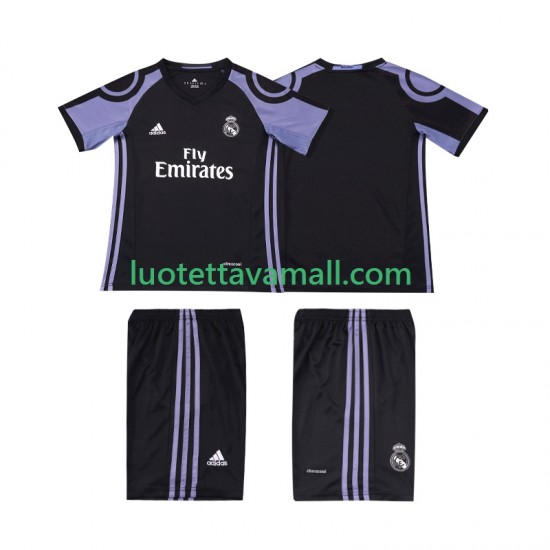 Lapset Real Madrid Retro 2016 2017 Lyhythihainen Fanipaita ,Kolmas