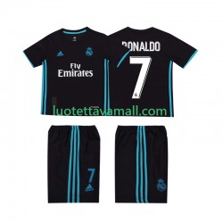Lapset Real Madrid Cristiano Ronaldo 7 Retro 2017 2018 Lyhythihainen Fanipaita ,Vieras