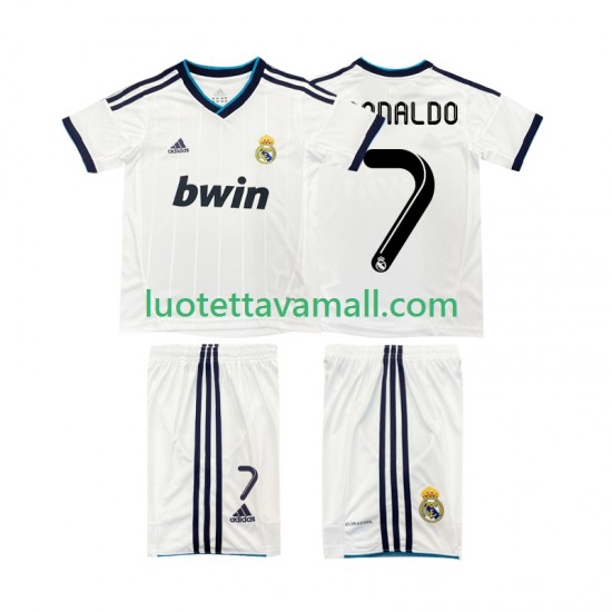 Lapset Real Madrid Cristiano Ronaldo 7 Retro 2012 2013 Lyhythihainen Fanipaita ,Koti