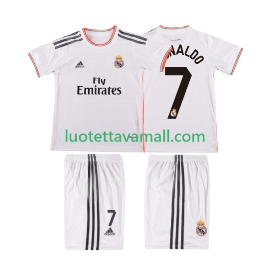 Lapset Real Madrid Cristiano Ronaldo 7 Retro 2013 2014 Lyhythihainen Fanipaita ,Koti