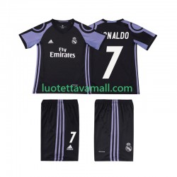 Lapset Real Madrid Cristiano Ronaldo 7 Retro 2016 2017 Lyhythihainen Fanipaita ,Kolmas