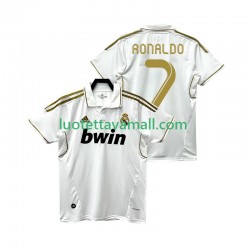 Miehet Real Madrid Cristiano Ronaldo 7 Retro 2011 2012 Lyhythihainen Fanipaita ,Koti