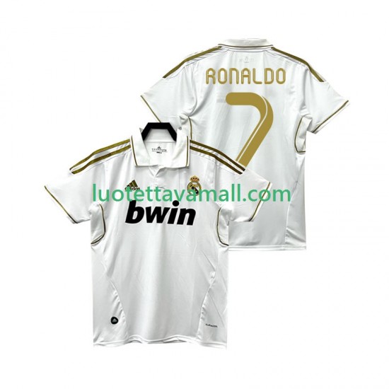 Miehet Real Madrid Cristiano Ronaldo 7 Retro 2011 2012 Lyhythihainen Fanipaita ,Koti