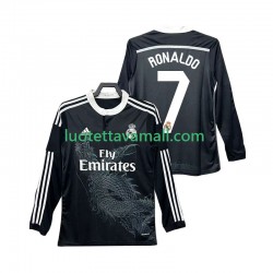 Miehet Real Madrid Cristiano Ronaldo 7 Retro 2014 2015 Pitkähihainen Fanipaita ,Kolmas