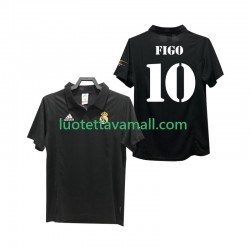 Miehet Real Madrid FIGO 10 Retro 2002 2003 Lyhythihainen Fanipaita ,Vieras