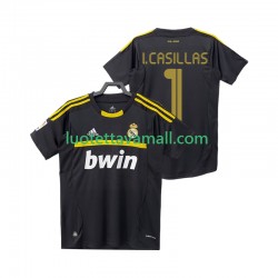 Miehet Real Madrid Maalivahdin I.CASILLAS 1 Retro 2011 2012 Lyhythihainen Fanipaita ,Vieras