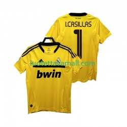 Miehet Real Madrid Maalivahdin I.CASILLAS 1 Retro 2011 2012 Lyhythihainen Fanipaita ,Koti