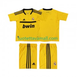 Lapset Real Madrid Maalivahdin Retro 2011 2012 Lyhythihainen Fanipaita ,Koti