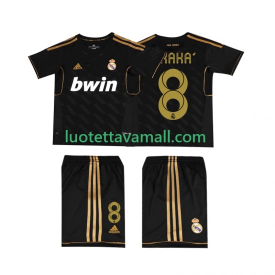 Lapset Real Madrid KAKA 8 Retro 2011-2012 Lyhythihainen Fanipaita ,Vieras
