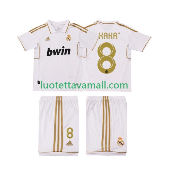 Lapset Real Madrid KAKA 8 Retro 2011 2012 Lyhythihainen Fanipaita ,Koti