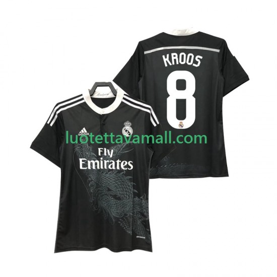 Miehet Real Madrid KROOS 8 Retro 2014 2015 Lyhythihainen Fanipaita ,Vieras