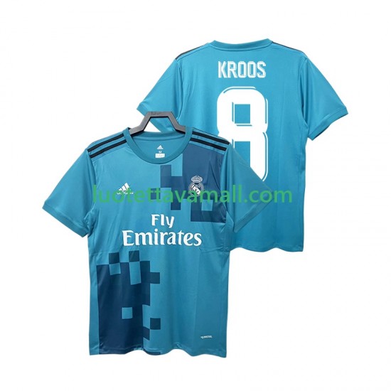 Miehet Real Madrid KROOS 8 Retro 2017 2018 Lyhythihainen Fanipaita ,Kolmas