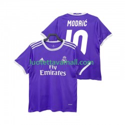 Miehet Real Madrid LUCA MODRIC 10 Retro 2016 2017 Lyhythihainen Fanipaita ,Vieras