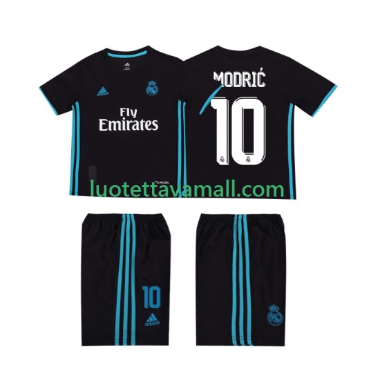 Lapset Real Madrid Modric 10 Retro 2017 2018 Lyhythihainen Fanipaita ,Vieras