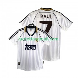 Miehet Real Madrid RAUL 7 Retro 1998 2000 Lyhythihainen Fanipaita ,Koti