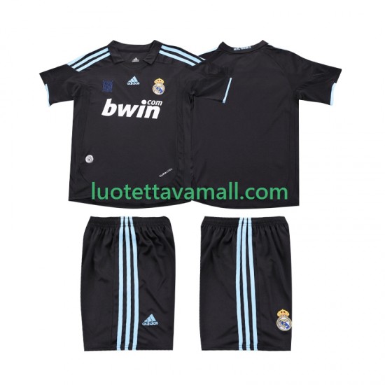Lapset Real Madrid Retro 2009 2010 Lyhythihainen Fanipaita ,Vieras