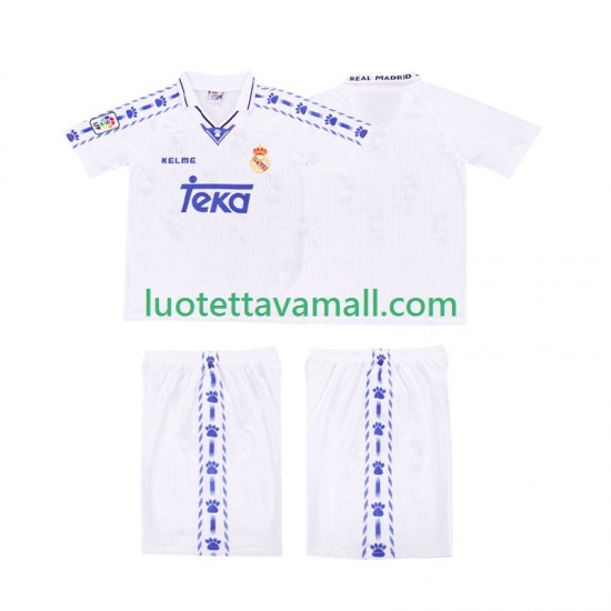 Lapset Real Madrid Retro 1996-1997 Lyhythihainen Fanipaita ,Koti