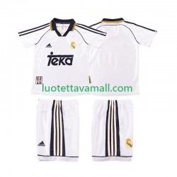 Lapset Real Madrid Retro 1998 2000 Lyhythihainen Fanipaita ,Koti