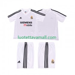 Lapset Real Madrid Retro 2004 20025 Lyhythihainen Fanipaita ,Koti