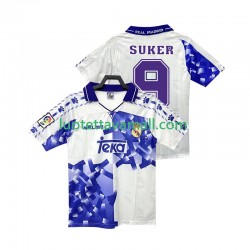 Miehet Real Madrid SUKER 9 Retro 1996 1997 Lyhythihainen Fanipaita ,Kolmas