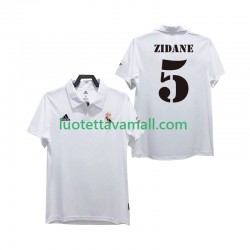 Miehet Real Madrid ZIDANE 5 Retro 2002 2003 Lyhythihainen Fanipaita ,Koti