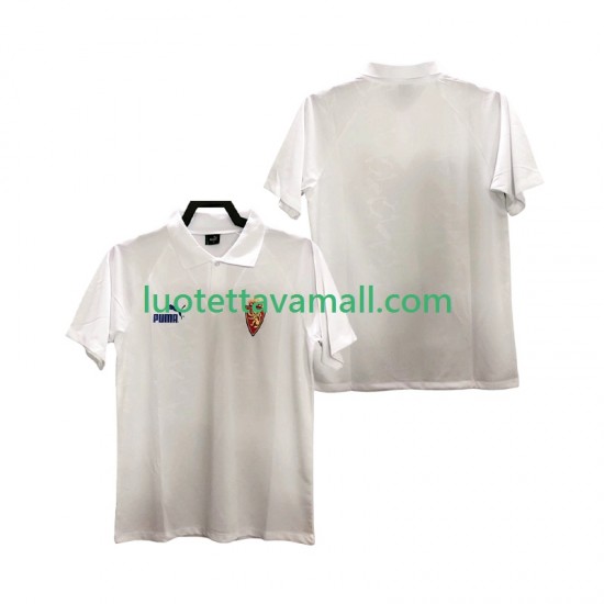 Miehet Real Zaragoza Retro 1995 Lyhythihainen Fanipaita ,Koti