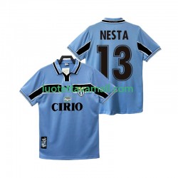 Miehet SS Lazio NESTA 13 Retro 1998 1999 Lyhythihainen Fanipaita ,Koti