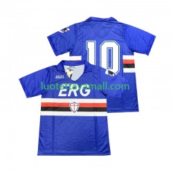 Miehet Sampdoria 10 Retro 1990 1991 Lyhythihainen Fanipaita ,Koti