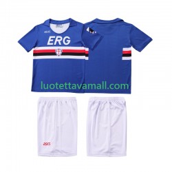Lapset Sampdoria Retro 1990 1991 Lyhythihainen Fanipaita ,Koti