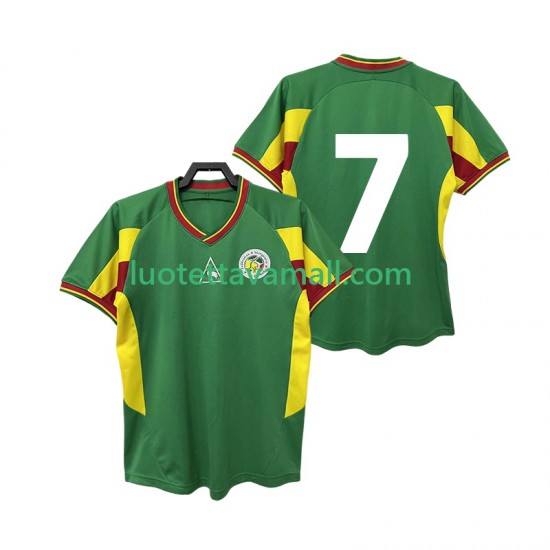 Miehet Senegal 7 Retro 2002 Lyhythihainen Fanipaita ,Vieras