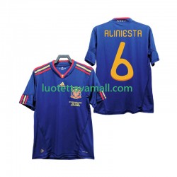 Miehet Espanja Andres Iniesta 6 Retro 2010 Lyhythihainen Fanipaita ,Vieras