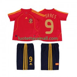 Lapset Espanja TORRES 9 Retro 2008 Lyhythihainen Fanipaita ,Koti