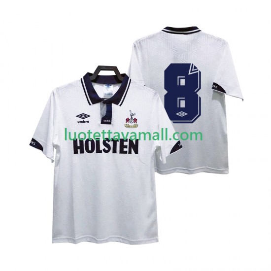 Miehet Tottenham Hotspur 8 Retro 1991 1993 Lyhythihainen Fanipaita ,Koti