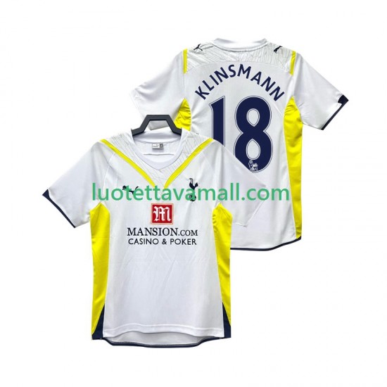 Miehet Tottenham Hotspur KLINSMANN 18 Retro 2009 2010 Lyhythihainen Fanipaita ,Koti