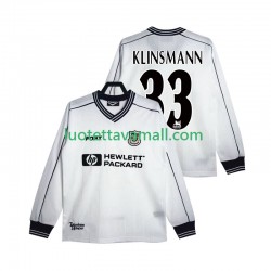 Miehet Tottenham Hotspur KLINSMANN 33 Retro 1997 1999 Pitkähihainen Fanipaita ,Koti