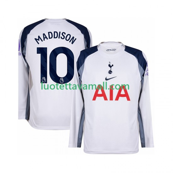 Miehet Tottenham Hotspur Maddison 10 2025-2026 Pitkähihainen Fanipaita ,Koti