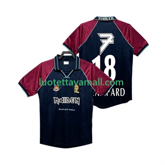 Miehet West Ham United LAMPARD 18 Retro Iron Maiden 1999 Lyhythihainen Fanipaita ,Koti