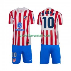 Lapset Atlético Madrid Alex Baena 10 2025-2026 Lyhythihainen Fanipaita ,Koti
