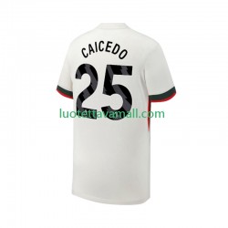 Miehet Chelsea Moises Caicedo 25 2025-2026 Lyhythihainen Fanipaita ,Vieras