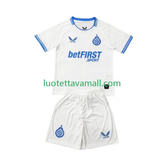 Lapset Club Brugge 2025-2026 Lyhythihainen Fanipaita ,Vieras