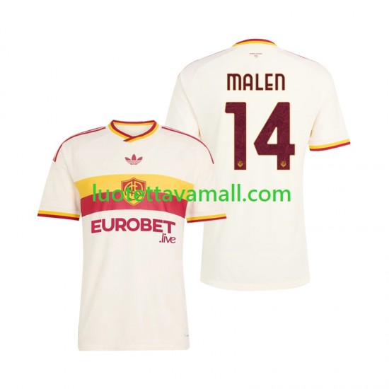 Miehet AS Roma Donyell Malen 14 2026-2027 Lyhythihainen Fanipaita ,Vieras