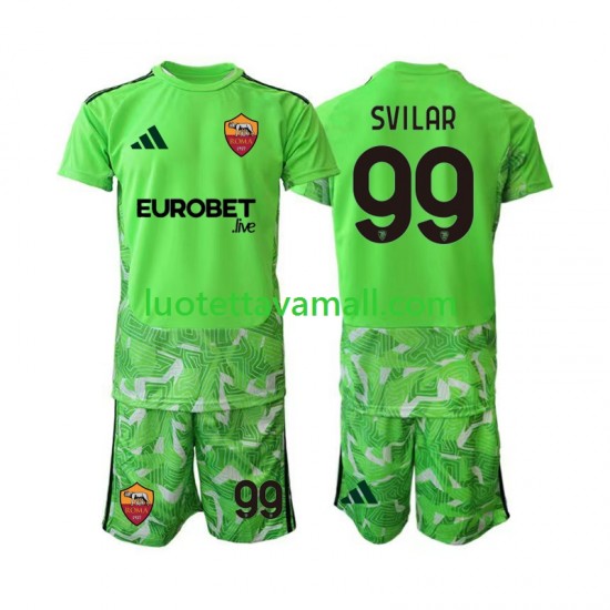 Lapset AS Roma Maalivahdin Mile Svilar 99 2026-2027 Lyhythihainen Fanipaita ,Koti