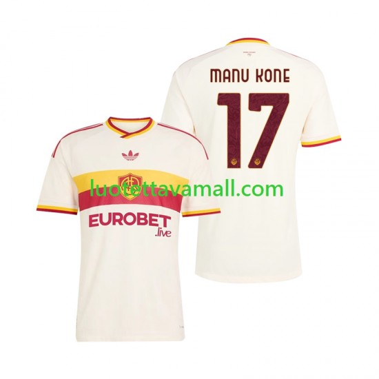 Miehet AS Roma Manu Kone 17 2026-2027 Lyhythihainen Fanipaita ,Vieras