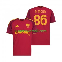 Miehet AS Roma Rodrigo Mora 86 2026-2027 Lyhythihainen Fanipaita ,Koti
