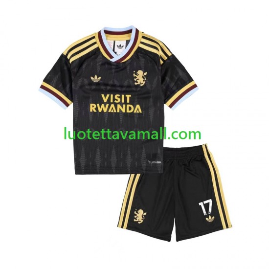 Lapset Aston Villa Alejandro Garnacho 17 2026-2027 Lyhythihainen Fanipaita ,Vieras