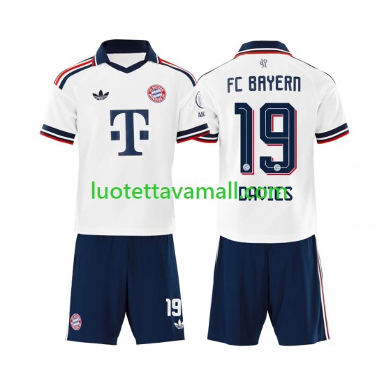 Lapset FC Bayern München Alphonso Davies 19 2026-2027 Lyhythihainen Fanipaita ,Vieras