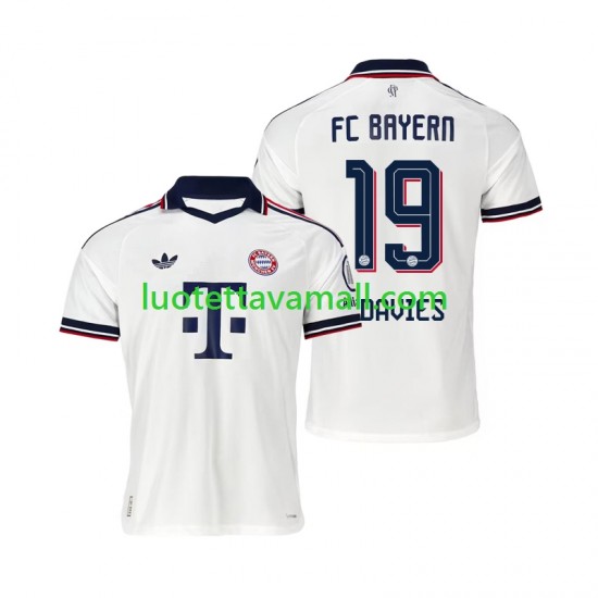 Miehet FC Bayern München Alphonso Davies 19 2026-2027 Lyhythihainen Fanipaita ,Vieras