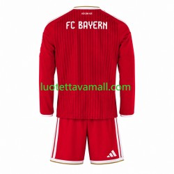 Lapset FC Bayern München 2026-2027 Pitkähihainen Fanipaita ,Koti