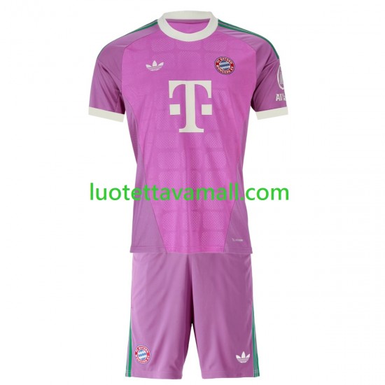Lapset FC Bayern München Maalivahdin 2026-2027 Lyhythihainen Fanipaita ,Kolmas