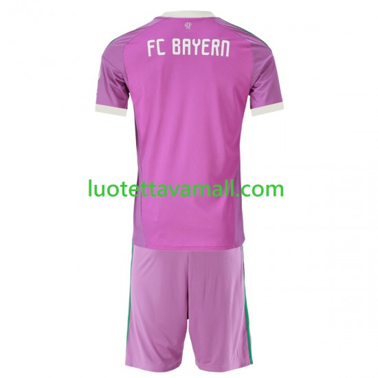 Lapset FC Bayern München Maalivahdin 2026-2027 Lyhythihainen Fanipaita ,Kolmas